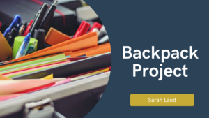 Backpack Project - Sarah Laud - Morristown, New Jersey