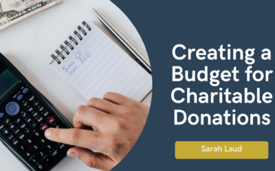 Creating a Budget for Charitable Donations