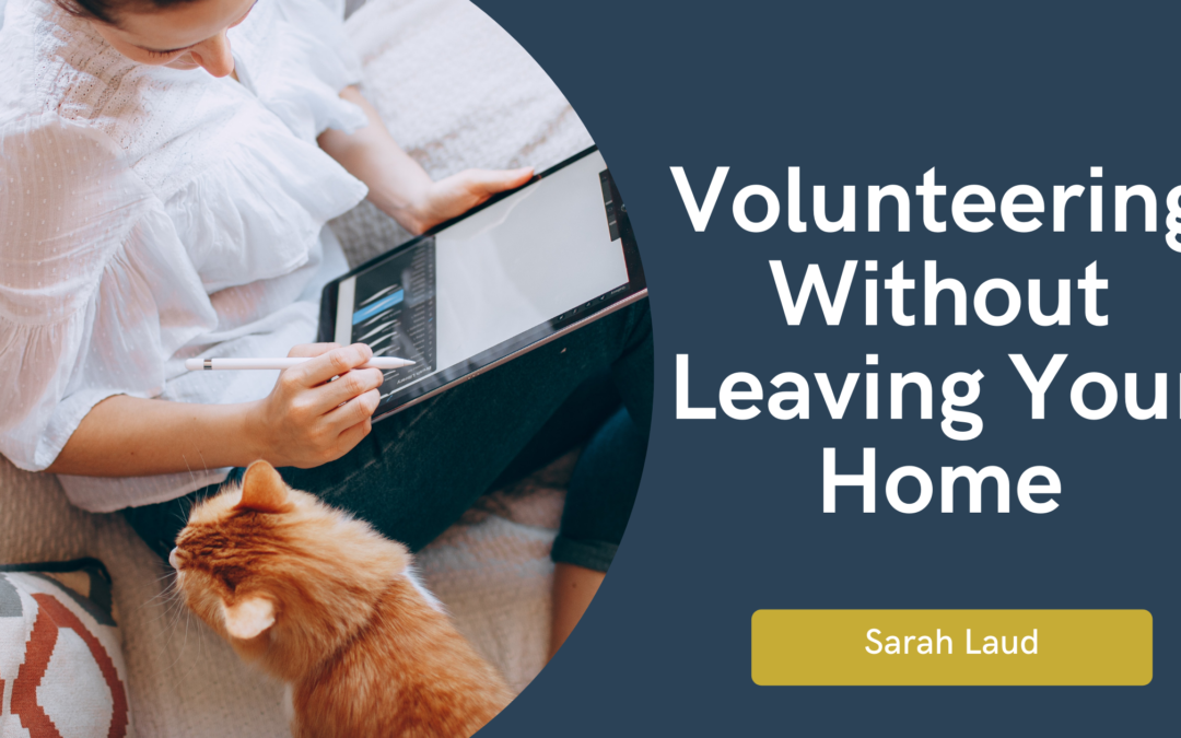 Volunteering Without Leaving Your Home - Sarah Laud